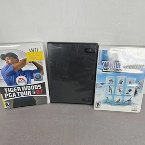 WWE SmackDown Vs Raw 2010 Winter Sports & Tiger Woods PGA Tour 07 Wii Spiele - Bild 1 von 14