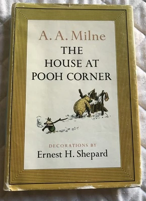 The House at Pooh Corner AA Milne Ernest H. Shepard HCDJ 1961 Dutton HC/DJ Green - Image 1 of 4