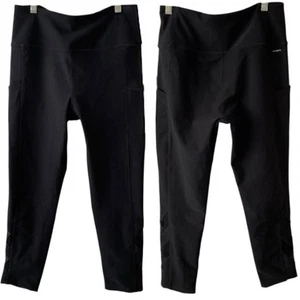 NEU MONDETTA High Waist Activewear Capri Leggings Größe Large schwarz sportlich - Bild 1 von 3