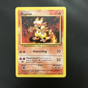 Pokémon Karte • Magmar 36/102 • Basis / Base Set • Deutsch Vintage Pokemon   - Bild 1 von 2