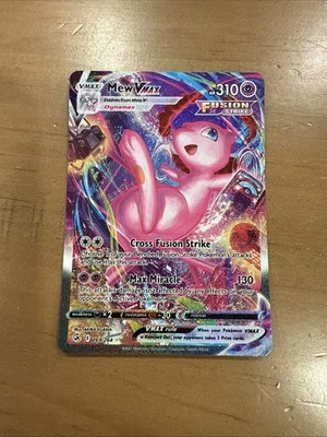 Pokémon TCG Mew VMAX 269/264 Alternate Art Secret Fusion Strike Mint - Image 1 of 2