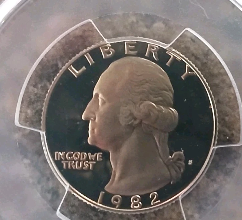 Lot Of 4 DCAM PCGS Washington Quarters 1978,79,80,82- S Proof 69 25c - Image 1 of 4