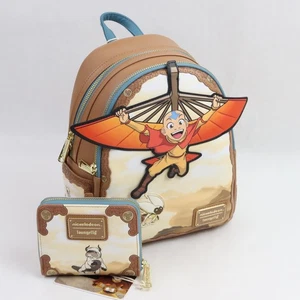 Loungefly Avatar The Last Airbender Mini Rucksack & Geldbörse Aang Glider Momo Appa - Bild 1 von 22