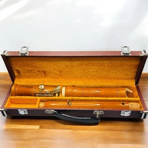 Grabadora tenor de madera ZEN-ON 2400B marrón con estuche rígido instrumentos de viento música - Imagen 1 de 24