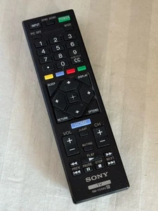 GENUINE SONY RM-YD092 LED TV REMOTE - KDL-24R400A KDL-32R400A KDL-32R300B - Picture 1 of 1