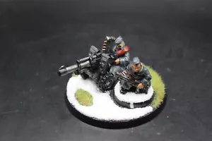 Warhammer 40k Imperial Guard Valhallan Ice Warrior Autocannon Team Painted Metal - Picture 1 of 3