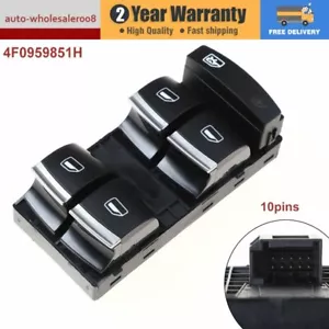 NEW Master Power Window Control Switch For AUDI A3 8P A4 S4 RS4 B6/B7 A6 S6 Q7 - Picture 1 of 8