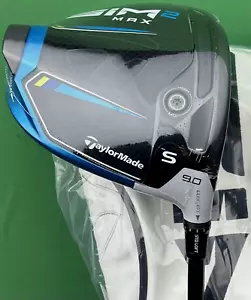TaylorMade SIM2 MAX Driver 9* Stiff Flex Fujikura Ventus Blue 5S NEW #85110 - Picture 1 of 8
