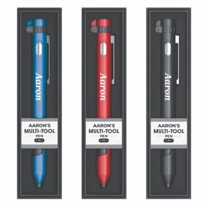 Personalisierter 7-in-1 Multi-Tool Stift - Stylus, Taschenlampe, Schraubendreher Set, Kompass - Bild 1 von 184