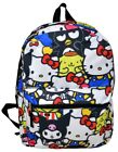 Hello Kitty & Friends Backpack 16" All-over Print Black