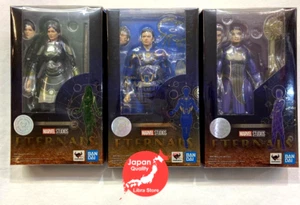 RARO S.H.Figuarts MARVEL Eternals Ikaris, Sersi y Kingo Conjunto de 3 figuras de JP - Imagen 1 de 24