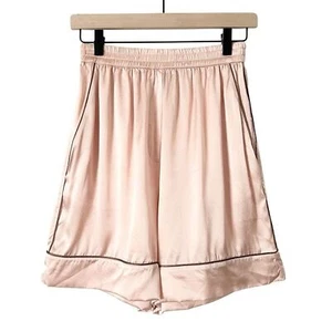 Dolce & Gabbana Contrast Detail Silk Shorts Blush Pink Size IT 40 US XS - Picture 1 of 5