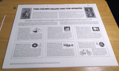 Reader's Digest FDC Sports, Space Program Stamps 1981 MNH Vintage Babe Zaharias - Image 1 of 4