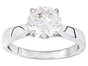 Charles Winston for Bella Luce Round White CZ Solitaire Ring 3.46ctw. Sz.8 LNC