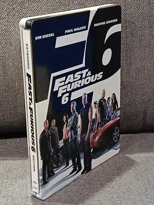 Fast and Furious 6 DVD & Blu Ray Steelbook Pre-Owned Foto 1 de 4