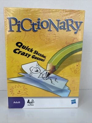 Pictionary - BRAND NEW - Game Of Quick Sketches and Crazy Guesses Adult Sealed - Image 1 of 4
