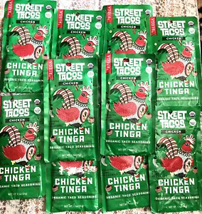 10 pack RIEGA Organic CHICKEN TINGA STREET TACO SEASONING Kosher Vegan 1.1 oz ea - Picture 1 of 6