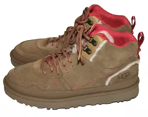 UGG Mujer Talla 9.5 Highland Hi Heritage Tenis Castaño/Rojo Ardiente Gamuza Botas - Imagen 1 de 12