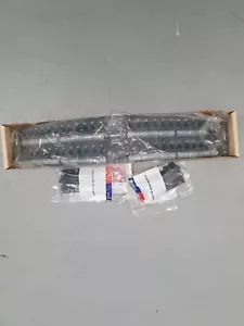 New Leviton 6A587-U48 Cat 6A UTP Angled 110-Style Patch Panels 48-Port 2RU Black - Picture 1 of 3