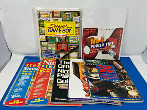 Lot of 9 Nintendo Official Player's Guides 1987 Strategy Index, Game Boy, Mario