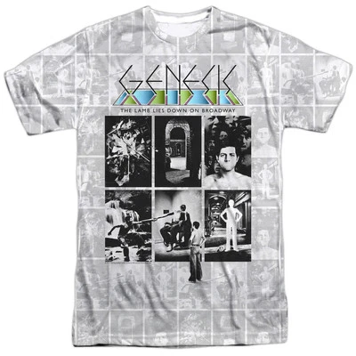 GENESIS LAMP Licensed Bold Front Print Adult Men's Graphic Band Tee Shirt SM-3XL - Image 1 of 3