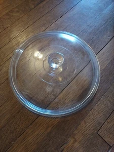 Pyrex Replacement Lid ONLY 624C 8.75 inch Ribbed Circle Around Knob - Picture 1 of 1