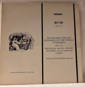 A68 Johann Strauss: Music By Beethoven, Haydn, Mozart, Schubert+, 1976 MHS 3234 - Imagen 1 de 4