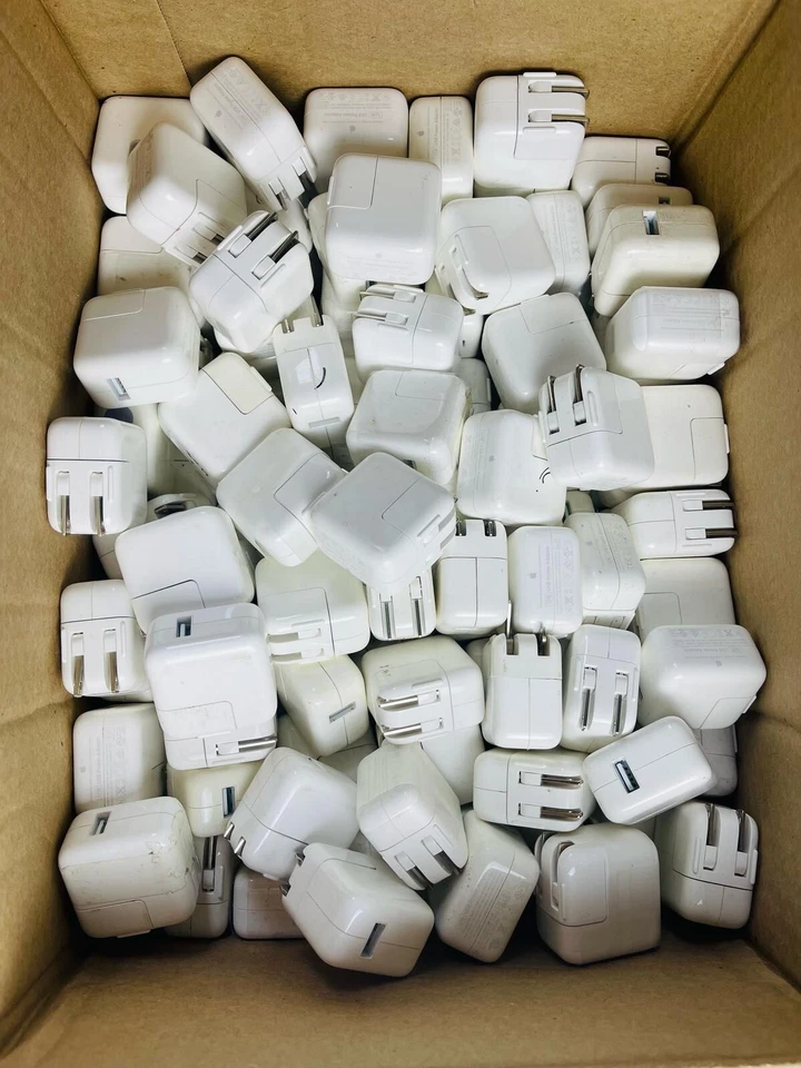 Lot Of 50 - OEM Apple 12W USB-A Power Adapter For iPad/iPhone/iPod - Used - Image 1 of 1