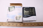 Digital Indoor Thermometer Hygrometer Room Temp Humidity Meter Clock #SF HTC-1 