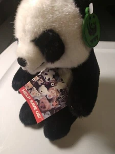 World Wildlife Fund MINI PANDA BEAR 6" Plush STUFFED ANIMAL Toy nwt - Picture 1 of 7
