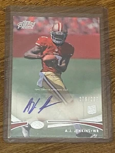 🏈 2012 Topps Prime  Football Rookie Auto #A.J. JENIKNS #'d/286 🏈 - Picture 1 of 2