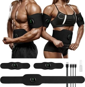 Abs Stimulator,Abdominal Toning Belt Workout Equipment Fitness Arm Training Belt - Picture 1 of 12