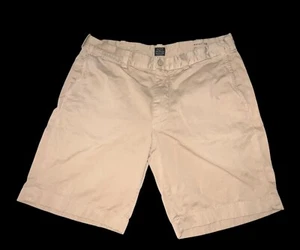 J CREW Stanton Shorts Mens 35” X 9” inseam Khaki Beige 5-Pocket - Picture 1 of 6