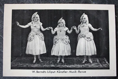 W. Berndt's Liliput-Künstler-Musik-Revue, 3 kleine Frauen - Bild 1 von 2
