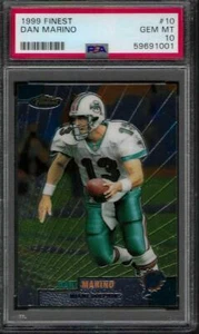 PSA 10 - 1999 Finest # 10 Dan Marino Miami Dolphins corte - Imagen 1 de 3