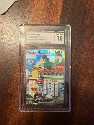 Squawkabilly ex 264/193 Sv02: Paldea Evolved Holo CGC gem mint 10 - Image 1 of 2