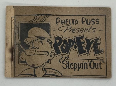 Vintage Tijuana Bible: Popeye in “Steppin’ Out” – Rare Adult Mini Comic  - Image 1 of 3