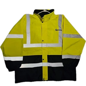 Cornerstone CSJ24 Reflective Class 3 Type R Rain Work Jacket 4XL - Quickway Logo - Picture 1 of 4