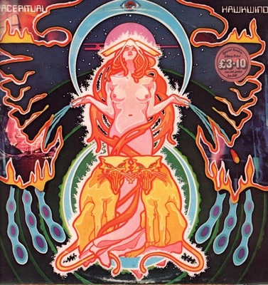 Hawkwind Space Ritual double LP vinyl UK United Artists 1973 in fold out poster - Image 1 of 4