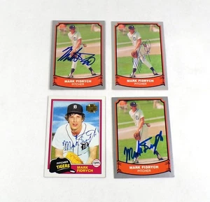 Lot of (4) 1988 Pacific Legends & 2001 Topps Archives Mark Fidrych Signed Cards - Bild 1 von 3