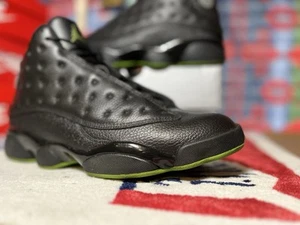 Talla 12 - Jordan 13 Retro Altitude 2017 Nike Negro Verde - Imagen 1 de 12