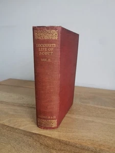 Mémoires de Sir Walter Scott J. G. Lockhart Vol 2 1900 copie de présentation - Photo 1/8