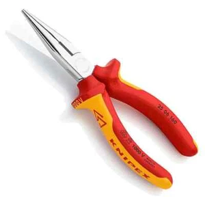 Knipex Flachrundzange Radiozange mit Schneide VDE 160mm 2506160 - Bild 1 von 1