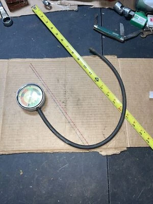 Vintage Schrader USA Engine Vacuum and Fuel Pump Tester Gauge Foto 1 de 4