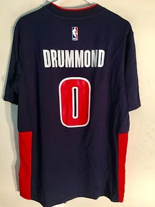 Adidas NBA Jersey Detroit Pistons Andre Drummond Navy SS sz M - Picture 1 of 1