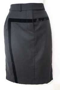 Paul Smith Damen Rock schwarz weiß Bleistift Samt gepunktet Gr. 42 VORBESITZ  - Bild 1 von 6