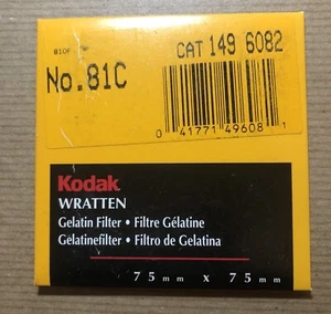 Kodak Wratten No. 81C (1496082) Filter #4177149608 - Bild 1 von 3