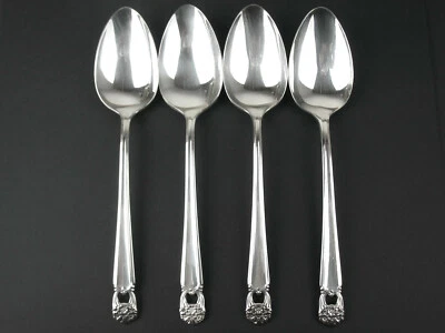 Set 4 x Serving Spoons 1847 Rogers Eternally Yours 1941 vintage - Image 1 of 2