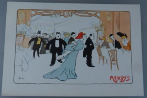 SEM Pseudonym für Georges Goursat Restaurant Maxim´s Paris um 1910 (109572) - Picture 1 of 4