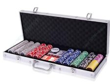 DREAMADE Poker-Set mit 300 Poker Chips, Pokerset Koffer Profi,Pokerkoffer aus...